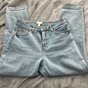 H&M Light Blue Straight Leg Women's Jeans sz 8